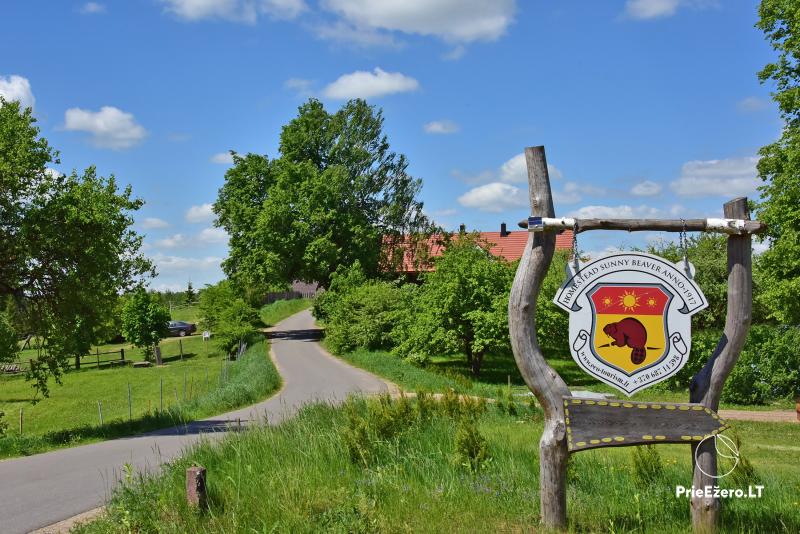 Landtourismus in der Nähe des Sees, 25km von Vilnius