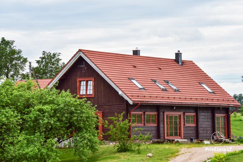 Landtourismus in der Nähe des Sees, 25km von Vilnius