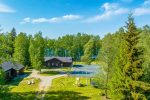 Holiday cottages and villa in Moletai district at the lake Spalio krantas - 2