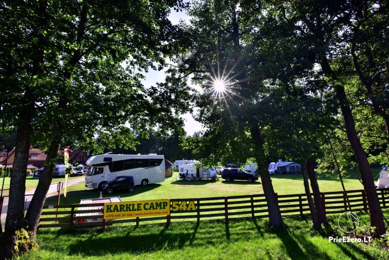 Camping in Litaun in Klaipeda Bezirk an der Ostsee Karkle Camp