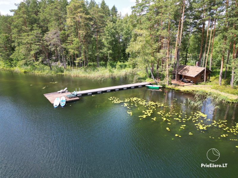 Homestead by the lake Zalvas in Zarasai area