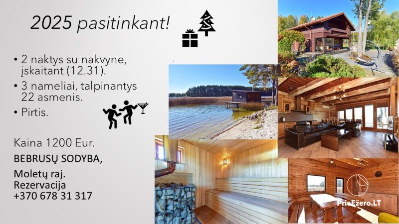 Ferienhäuser zur Miete in Moletai Bereich