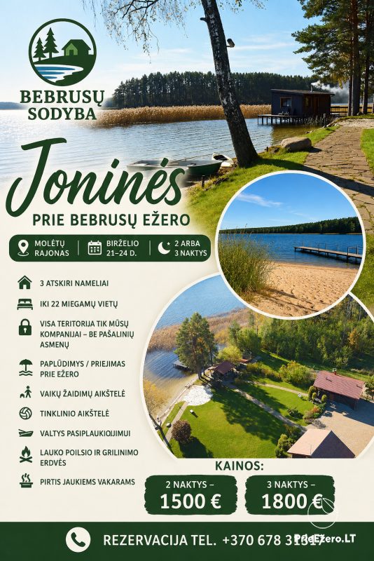 Ferienhäuser zur Miete in Moletai Bereich