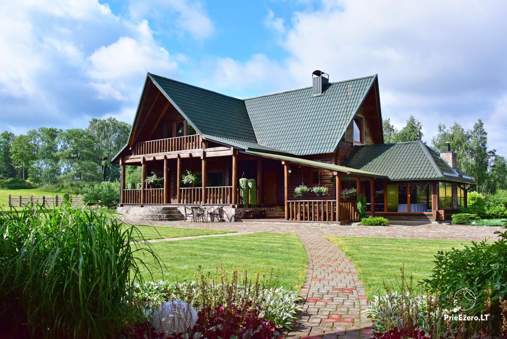Homestead Raudesyne in Utena area - 50-seat hall for banquets, seminars - 1