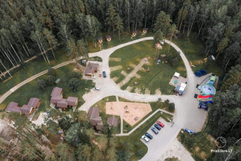 Camping in Pasvalys: rooms in holiday cottages, cafe, sauna, hot tub and other entertainment