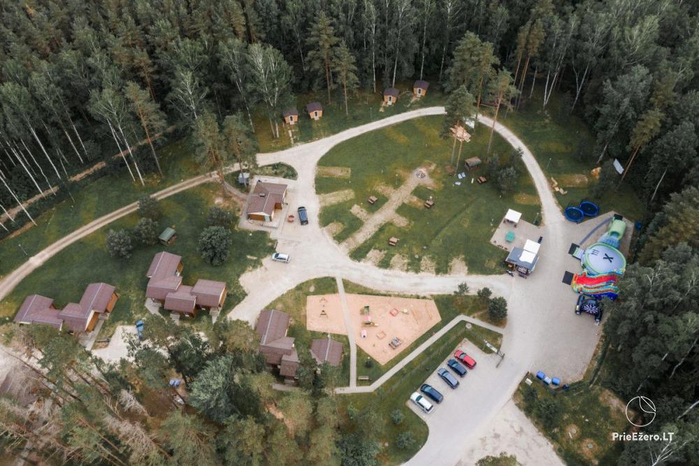 Camping in Pasvalys: rooms in holiday cottages, cafe, sauna, hot tub and other entertainment - 1