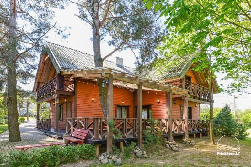 Country house Lazdininkų pirtis for reacreation and banquets: house, hall, sauna, hot tub