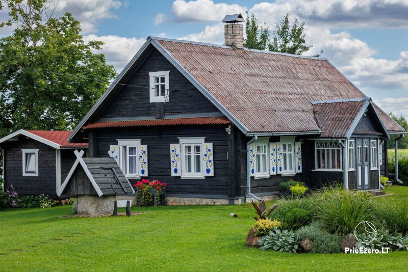 Sauna - Gehöft auf Širvinta Fluss (Teich)