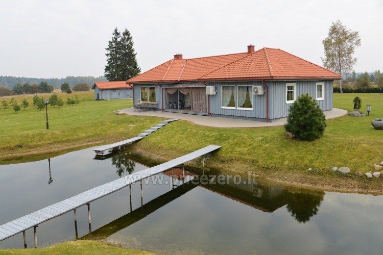 Villa in Skuodas district Gervių gūžta: banquet hall, sauna, bedrooms - 14