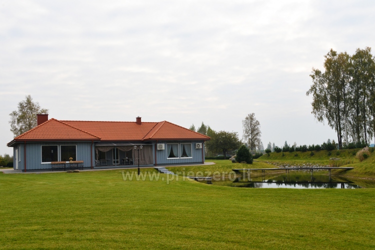 Villa in Skuodas district Gervių gūžta: banquet hall, sauna, bedrooms - 16