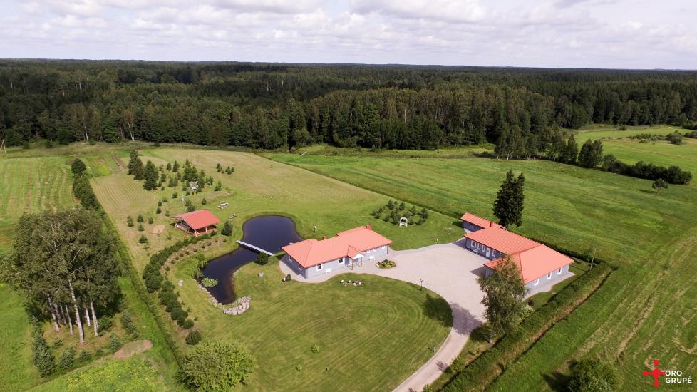 Villa in Skuodas district Gervių gūžta: banquet hall, sauna, bedrooms - 5