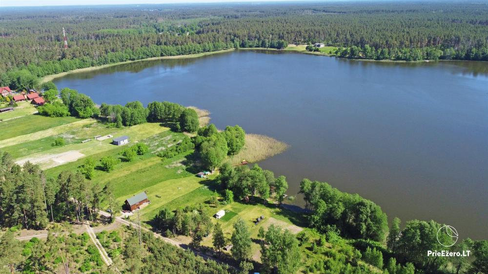 Domek Latezeris do wypoczynku nad jeziorem 6 km do słynnego kurortu Druskienniki - 1