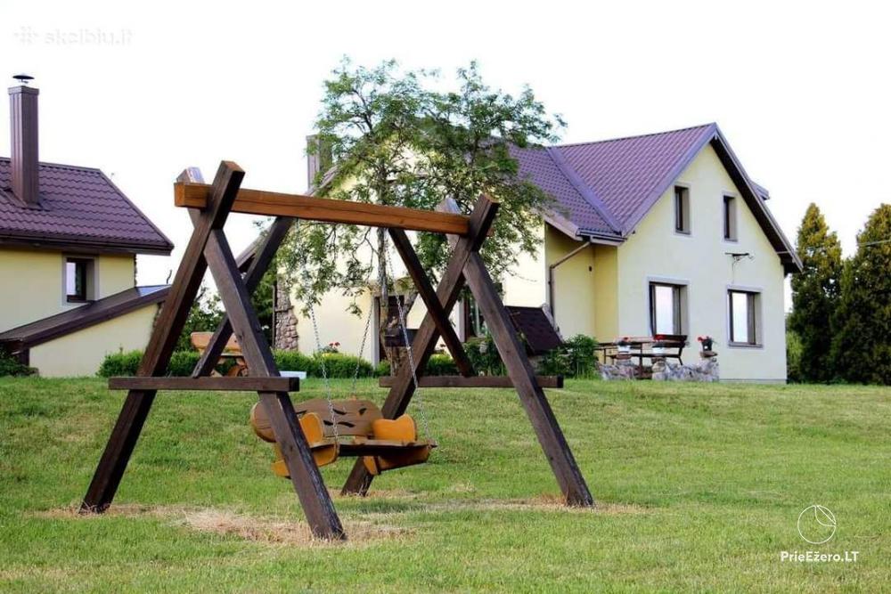Wsi gospodarstwo Ramunė: 2 sale bankietowe, sauna, króliczek :) , koszykówka, siatkówka, piłka nożna - 1