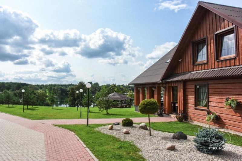 Land Gehöft Kaštonas in der Nähe der Kliepšiu See, Litauen