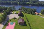Countryside homestead near Ilgis lake:kayaks, sauna, tennis court, boats