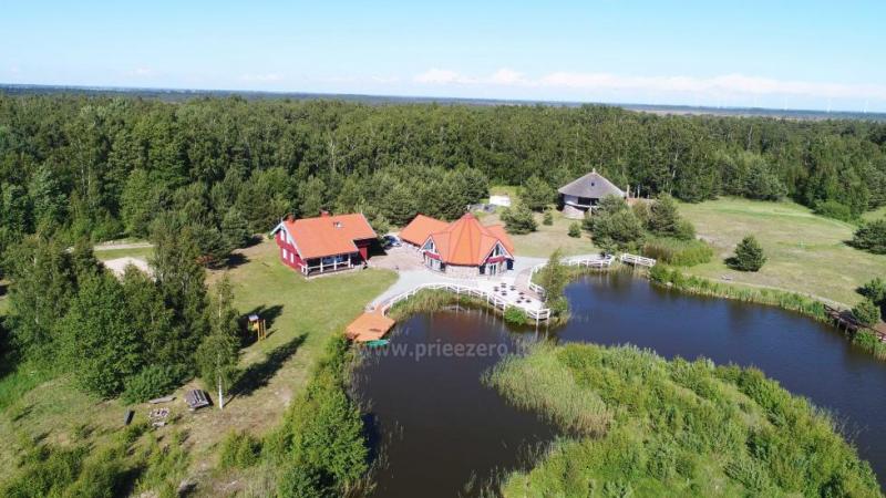 Pensjonat PAMARIO BURĖ w pobliżu Zalewu Kurońskiego z restauracją, sauną. Kemping.