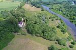 Countryside homestead near the river in Kedainiai region, Lithuania