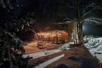 Countryside homestead near the river, in Lithuania