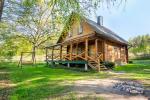 Countryside homestead near Luokesu lake in Moletai region, Lithuania