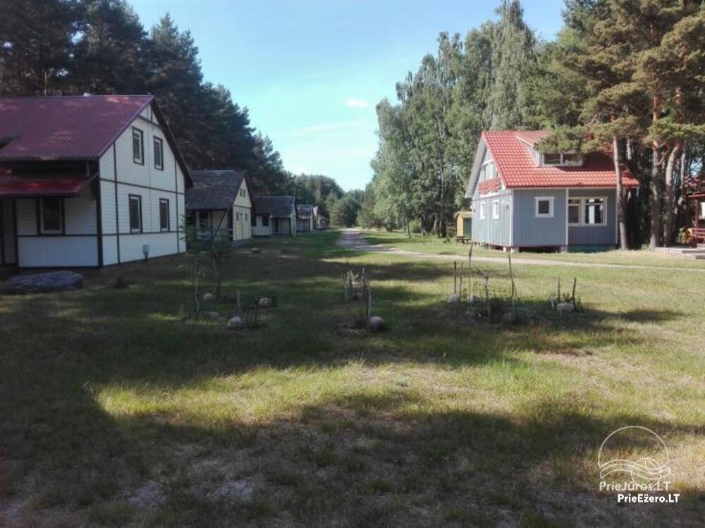 Campsite between Baltic sea and Pape lake Rietuva 