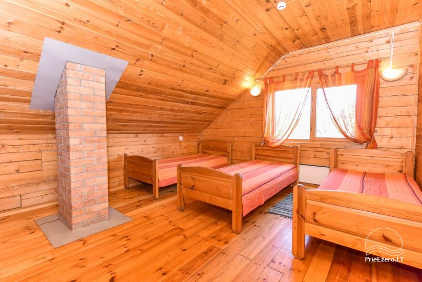 Homestead on the shore of the lake Sartai in Zarasai district Lapėnų Sodyba – log houses, hot tubs, sauna - 31