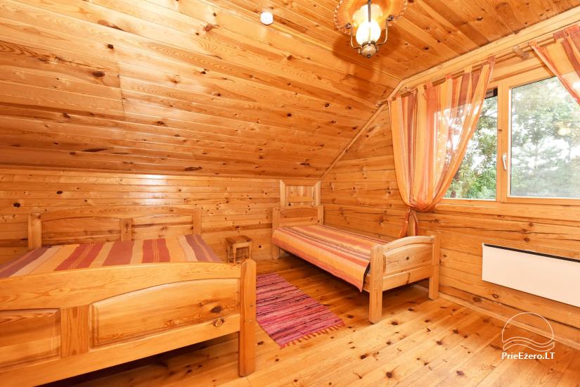 Homestead on the shore of the lake Sartai in Zarasai district Lapėnų Sodyba – log houses, hot tubs, sauna - 44