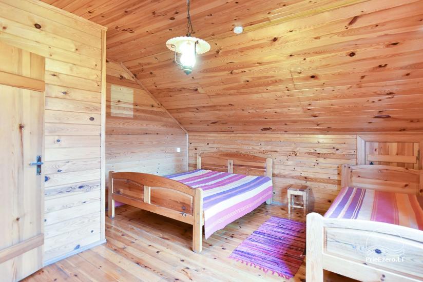 Homestead on the shore of the lake Sartai in Zarasai district Lapėnų Sodyba – log houses, hot tubs, sauna - 46