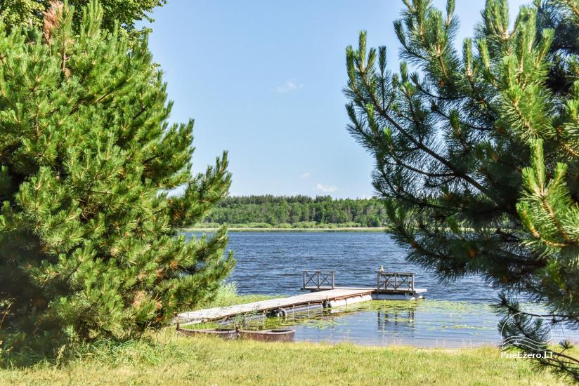 Homestead on the shore of the lake Sartai in Zarasai district Lapėnų Sodyba – log houses, hot tubs, sauna - 4