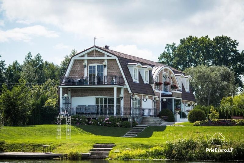 Homestead Brastadvaris on the river shore near Klaipeda