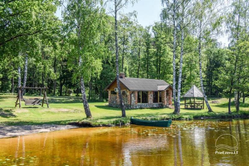 Countryside homestead in Moletai region in Lithuania, near Duriai lake
