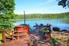 Rest near the lake Zeimenis in Lithuania