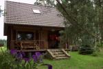 Countryside tourism homestead near the lake in Moletai region, in Lithuania