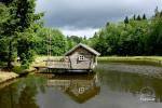 Miško rojus - hut over water
