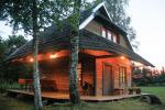 Małe domy wakacyjne do wynajęcia niedaleko od Sventoji (sauna, konie)