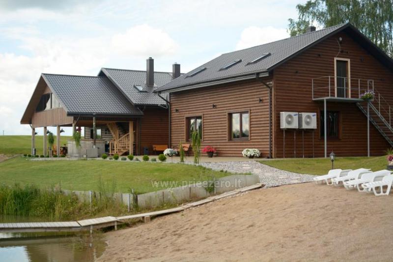 Modern, new homestead in the Prienai district   Kalnų pieva