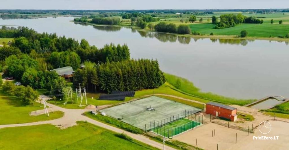 Ferienhutte, Badehaus, Kajaks in Gehöft am See Dviragis - 1
