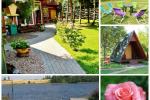 Ferienhutte, Badehaus, Kajaks in Gehöft am See Dviragis