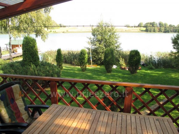 Holiday cottages, bathhouse, hot tub, kayaks in homestead at the lake Dviragis - 5
