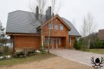 Sabutos homestead in Lithuania, near the lake