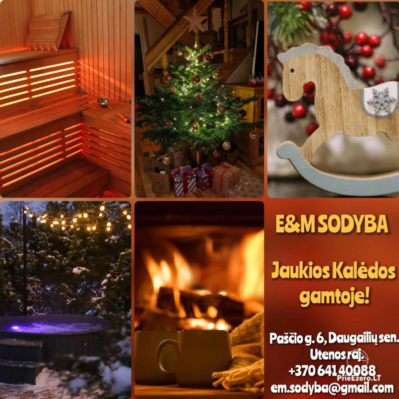 E & M homestead in Utena district for a relaxing holiday at the lake