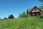 Countryside homestead near Zapsis lake in Lazdijai region, in Lithuania