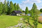 Domek - gospodarstwo z sauną, jacuzzi nad brzegiem stawu