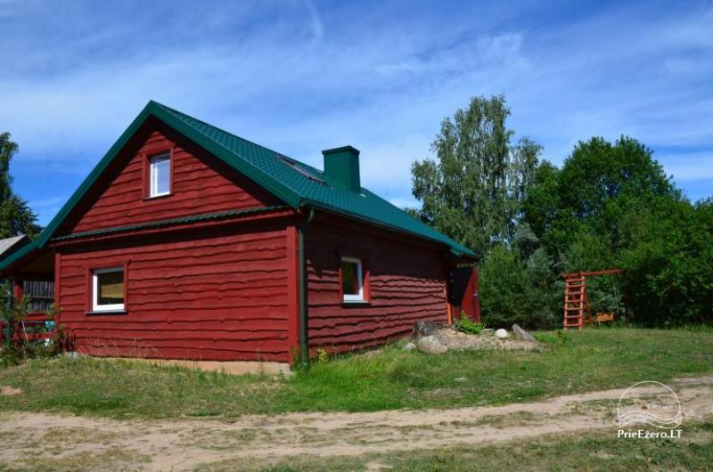 Gehöft und Badehaus zu vermieten in der Nähe von Molėtai, Litauen