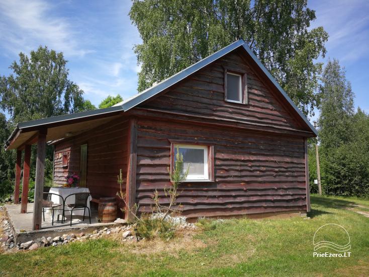 Gehöft und Badehaus zu vermieten in der Nähe von Molėtai, Litauen