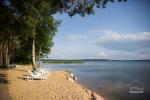Bungalows for family recreation at Dusios Lake in Lazdijai district, Lithuania