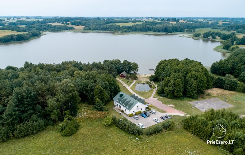 Countryside homestead near the lake Shvenchius