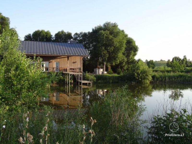 Countryside homestead in Trakai region, in Lithuania