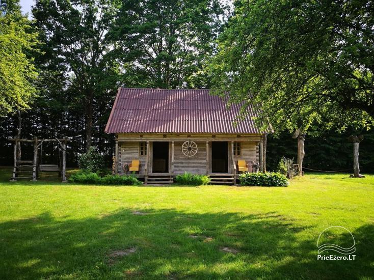Countryside homestead near the river in Lithuania