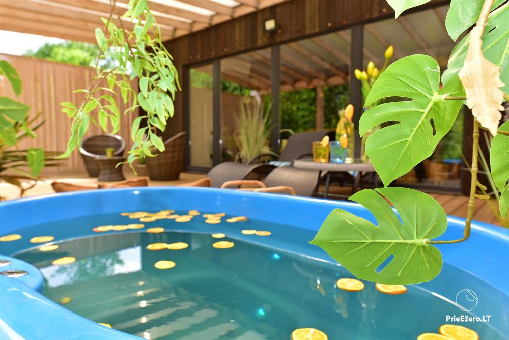 Pомантический отдых на двоих - маленький домик с сауной, jakuzzi на открытом воздухе - 1