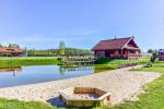 Homestead near Vilnius, on the shore of the lake: horse riding, sandy beach, entertainments